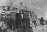 Захаржевская башня на рисунке Эразма Фабианского