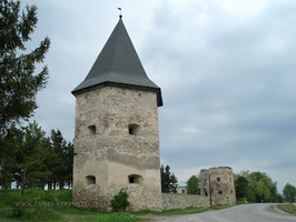 Кривченский замок: сохранившийся участок укреплений