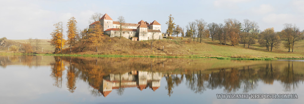 Свиржский замок - панорама с западной стороны