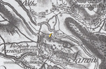 Долина (Янов) на карте фон Мига
