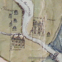 Подтемное: замок и монастырь на карте 1769 года