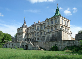 Подгорецкий замок: вид с северо-запада (1)
