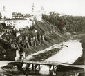 Каменец-Подольский: западная граница Старого города, фрагмент фотографии конца 19 века