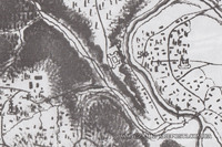 Кудринцы на карте Ф. фон Мига
