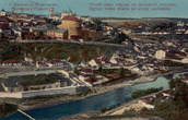 Каменец-Подольский: северо-западная часть Старого города, открытка начала 20 века