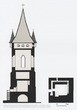 Башн-колокольня Петропавловского собора в середине 17 века