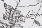 Лешнев на карте 2-ой половины 18 века