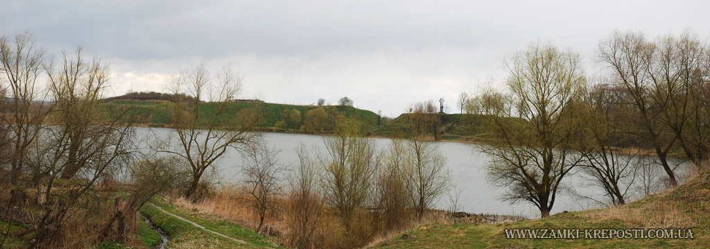 Жидачов - вид на озеро и городище