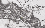 Ягельница на австрийской карте 2-ой половины 18 века