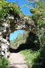Хустский замок: арка ворот с юга