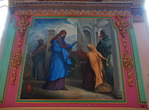 Петропавловский собор: часовня Непорочного Зачатия Пресвятой Девы Марии, интерьер, роспись южной стены