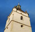 Верхние ярусы колокольни Николаевской церкви, перестроенные в середине 18 века. Вид с юго-запада