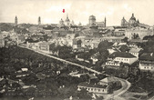 Каменец-Подольский на старой открытке: вид с северо-востока 02