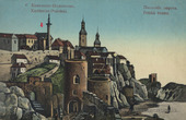Каменец-Подольский: вид на западную границу Старого города и Петропавловский собор 7