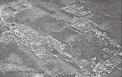 Раскрытые раскопками фундаменты Николаевского собора. Фото 1996 года