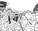 Китайгород на фрагменте карты Гийома Ле Вассера де Боплана 1