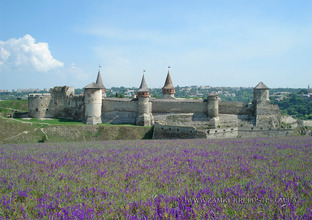 Каменец-Подольская крепость: общий вид с юга