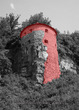 Захаржевская башня: схема соотношений аутентичной и новой кладки