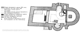 Троицкая церковь: план фундаментов церкви, раскрытых в ходе раскопок 1993 – 1994 годов 2