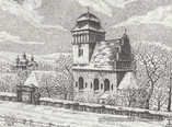 Пятницкая церковь - рисунок Игоря Качора
