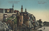 Захаржевская башня на открытке начала 20 века