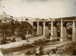 Каменец-Подольский: вид на каньон и Новоплановский мост с юго-востока, фото конца 19 века
