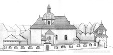 Троицкая церковь: проект реставрации Владимира Бевза, северный фасад
