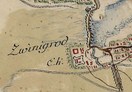 Звенигород и его замок на австрийской карте Фридриха фон Мига
