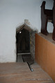 Костел Вары - вход в колокольню со стороны нефа