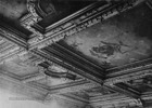 Подгорецкий замок: потолочный плафон Рыцарского зала, фото 1952 года