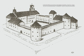 Будановский замок по состоянию на конец 18 века