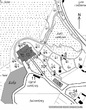 Свирж - план замкового парка в 1930-х роках