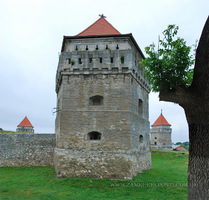 Скалатский замок: вид на три замковые башни с севера
