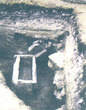Троицкая церковь: каменный саркофаг, фото с раскопок 1993 – 1994 годов