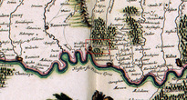 Китайгород на фрагменте карты Гийома Ле Вассера де Боплана 2