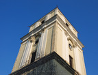 Комплекс Петропавловского собора: колокольня, верхние ярусы, вид с юго-запада