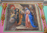 Петропавловский собор: часовня Непорочного Зачатия Пресвятой Девы Марии, интерьер, роспись северной стены