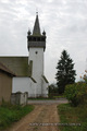 Костел в Бене - вид на колокольню с севера
