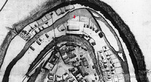Каменец-Подольский: план 1773 года, фрагмент, северная часть Старого города