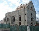 Троицкая церковь: строительство, общий вид с северо-запада