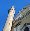 Петропавловский собор: минарет, вид на верхнюю часть с юго-запада