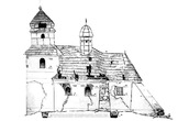 Церковь в Касперовцах: обмеры северного фасада