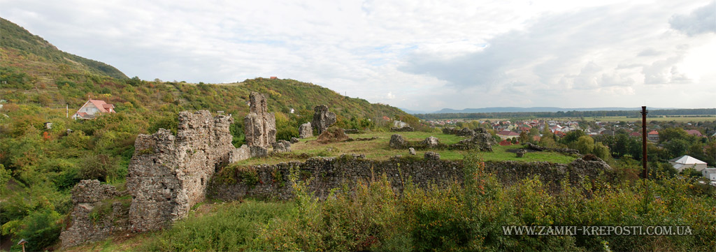 Виноградовский замок - общий вид с севера