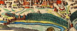 Захаржевская башня на фрагменте плана 1691 года